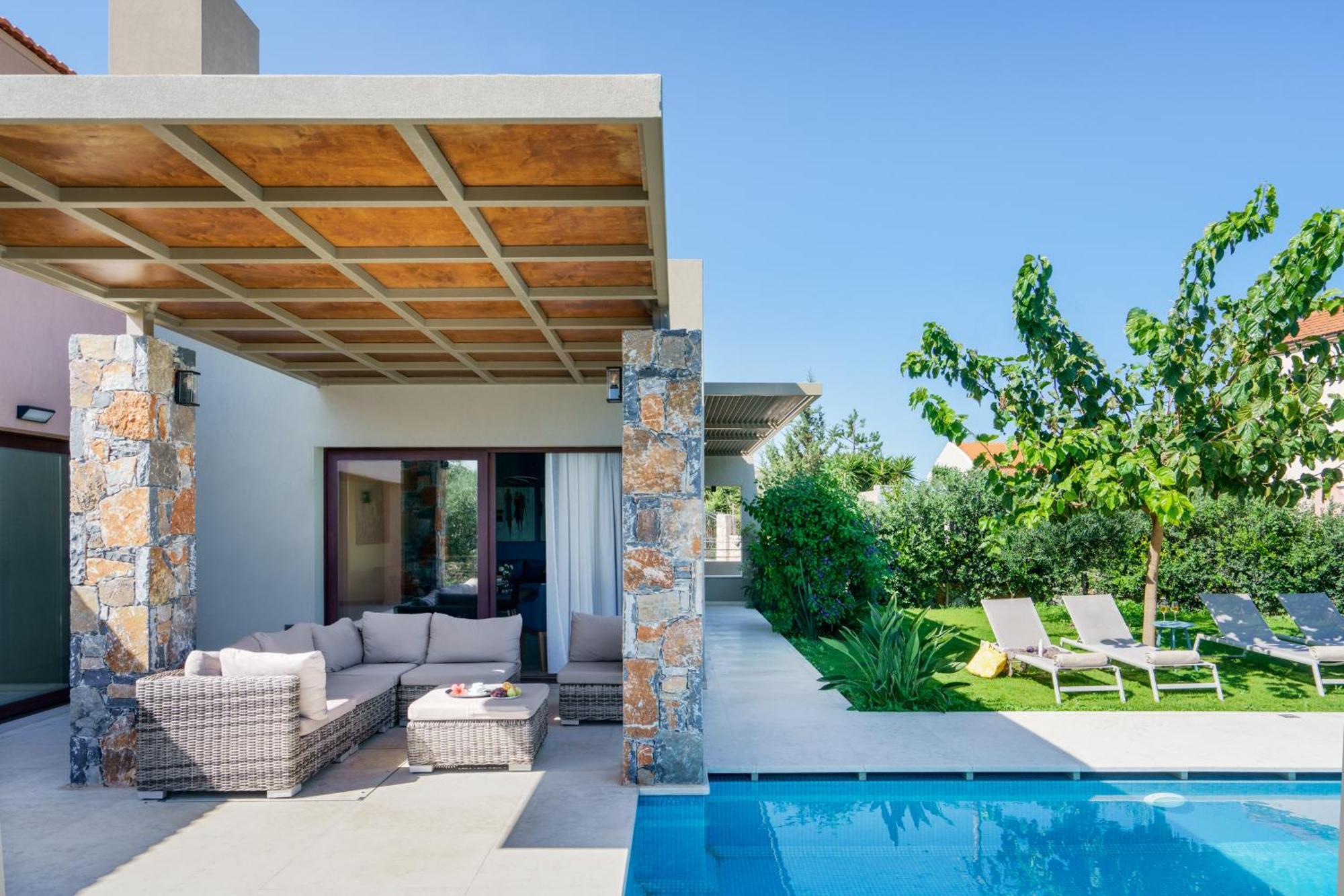 Villa Fos Kefalas Chania Bagian luar foto