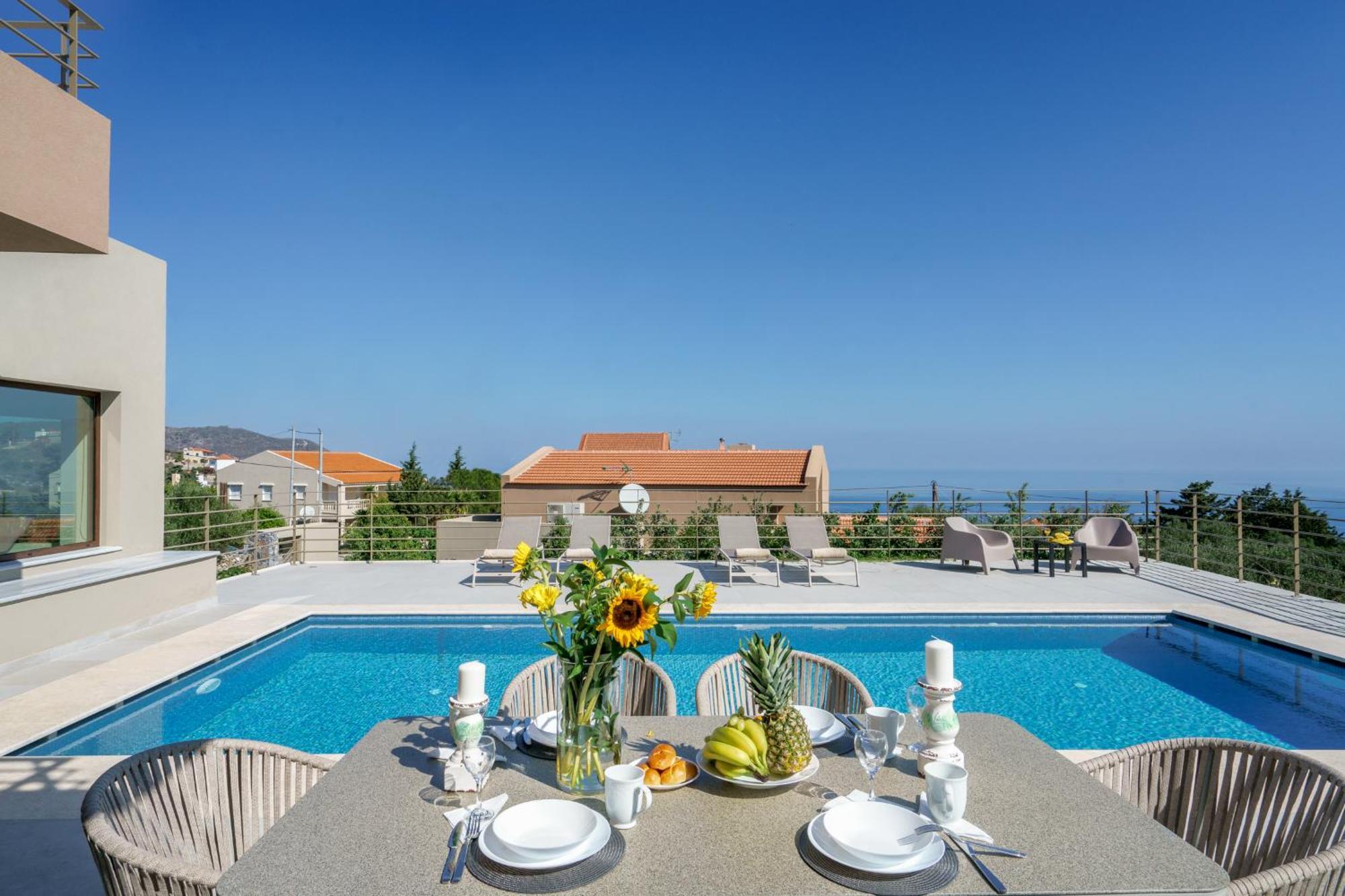 Villa Fos Kefalas Chania Bagian luar foto