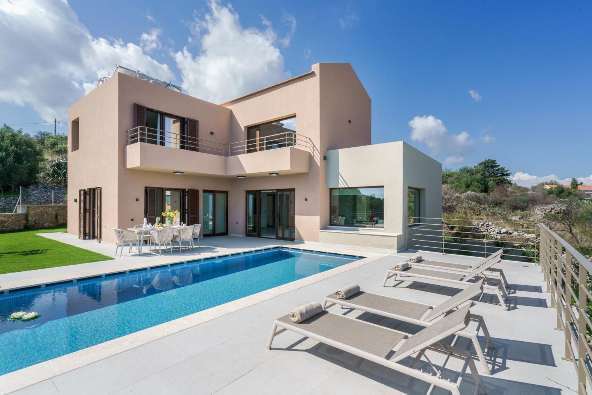 Villa Fos Kefalas Chania Bagian luar foto
