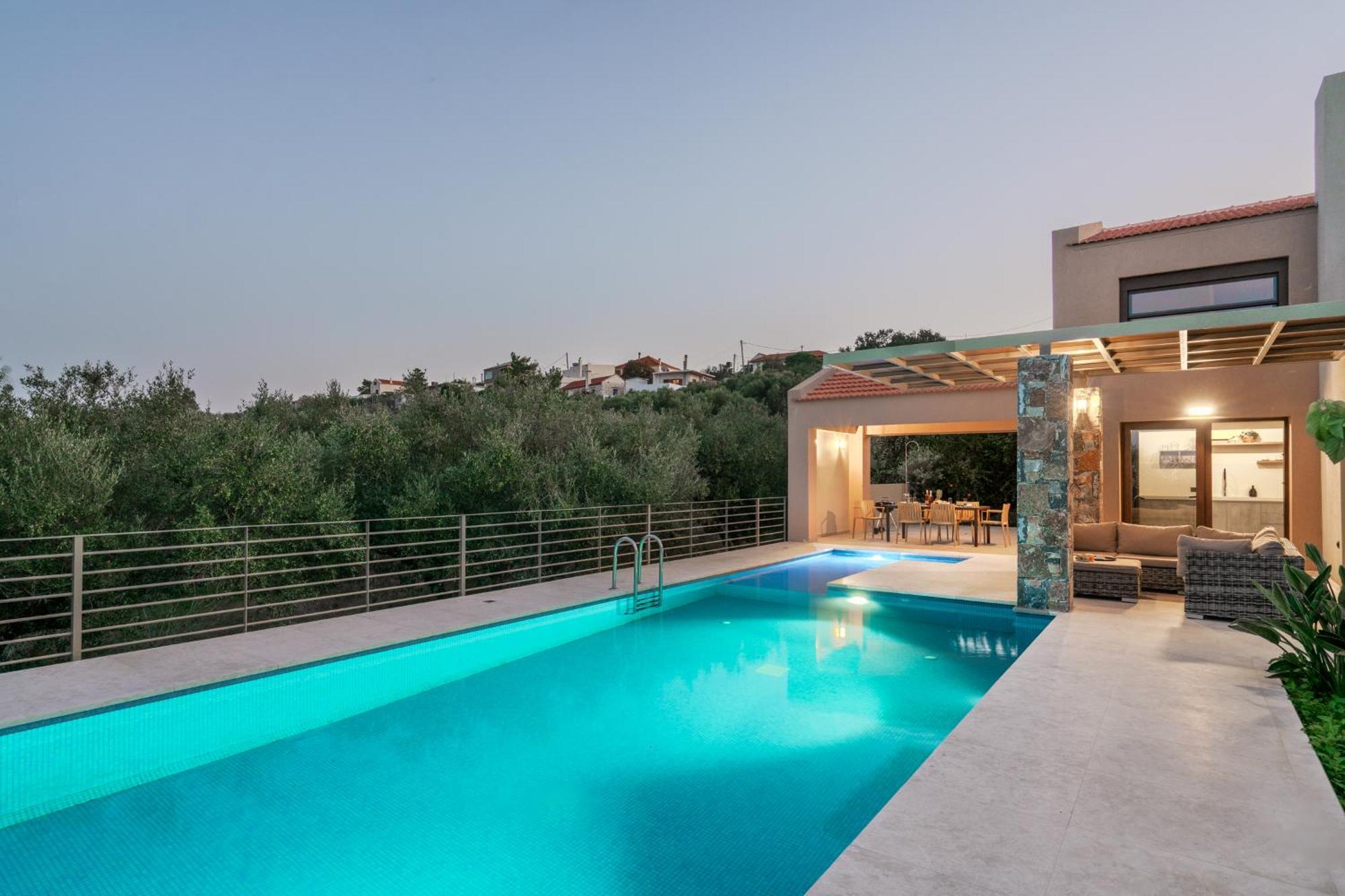 Villa Fos Kefalas Chania Bagian luar foto