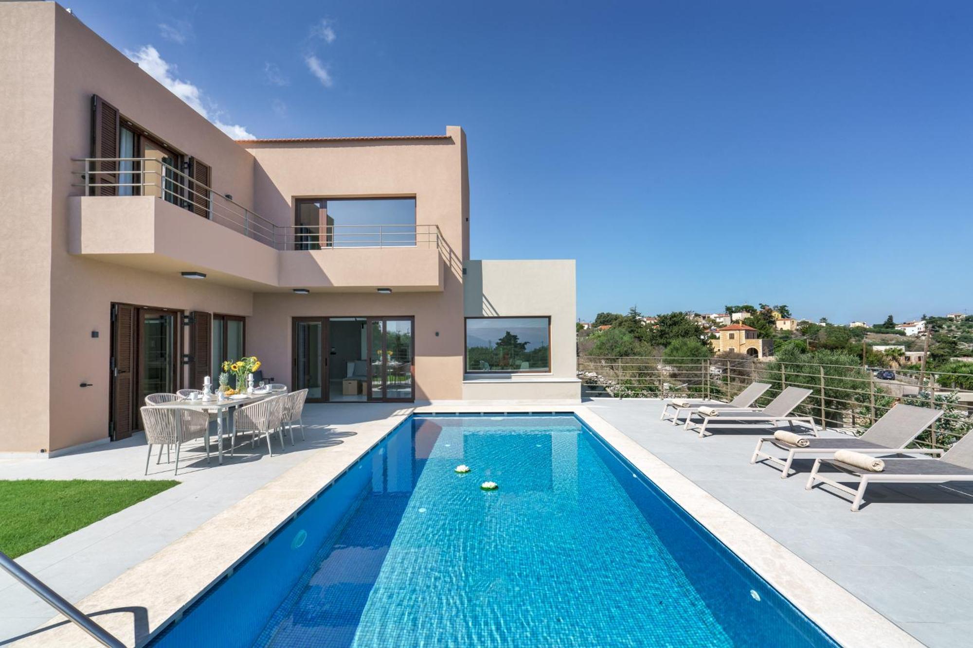 Villa Fos Kefalas Chania Bagian luar foto