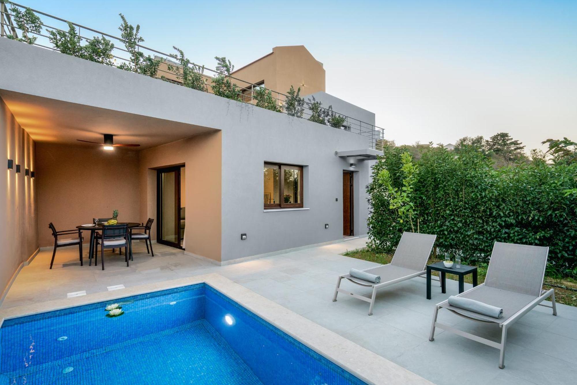Villa Fos Kefalas Chania Bagian luar foto
